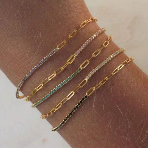 Tennis Bracelet N1338 - Picture 2 of 6